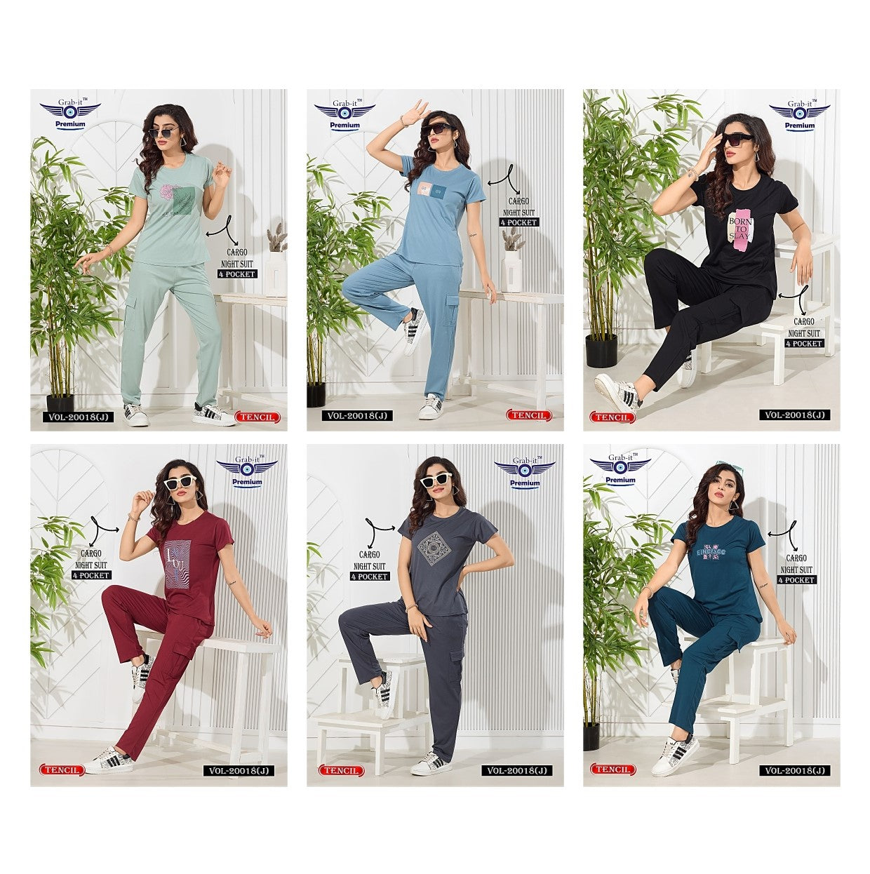 Cargo Vol 20018 J Grab It Imported Pyjama Night Suits Manufacturer India