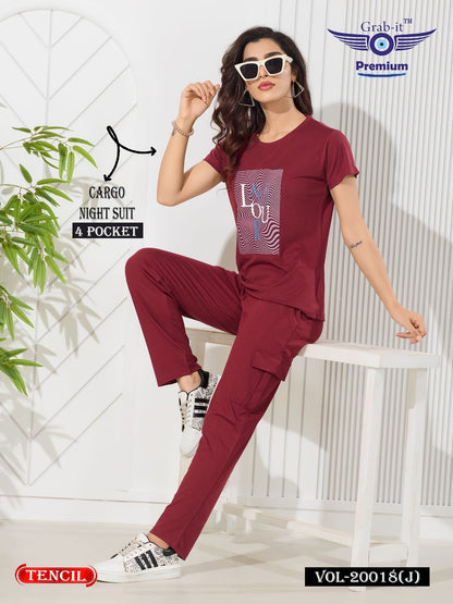 Cargo Vol 20018 J Grab It Imported Pyjama Night Suits Manufacturer India