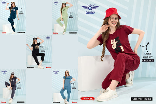 Cargo Vol 20018 K Grab It Tencil Pyjama Night Suits Supplier India