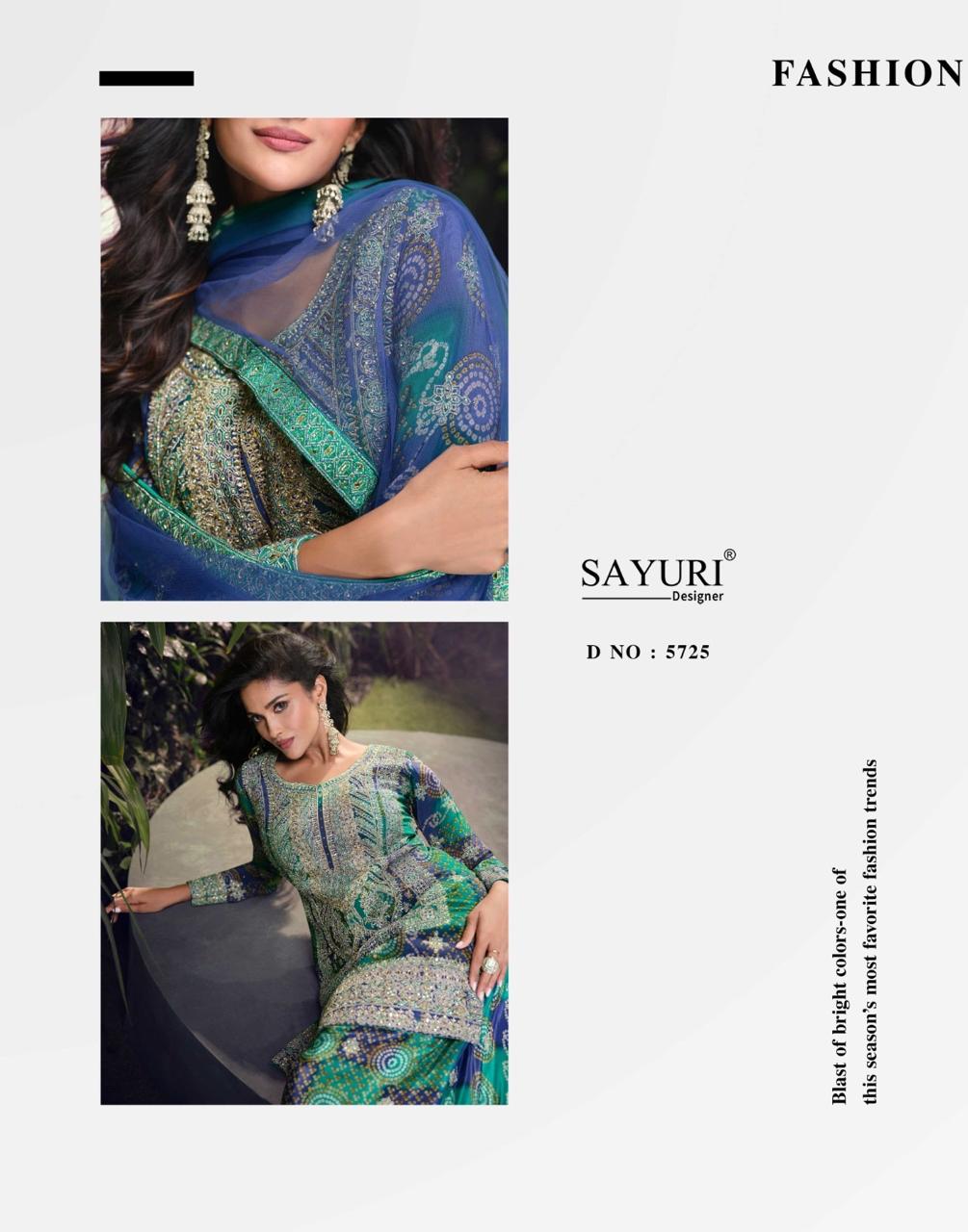 Carnival Sayuri Chinon Silk Readymade Suits Supplier Ahmedabad