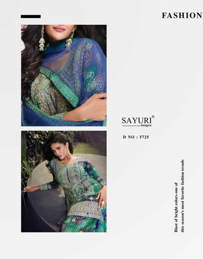 Carnival Sayuri Chinon Silk Readymade Suits Supplier Ahmedabad