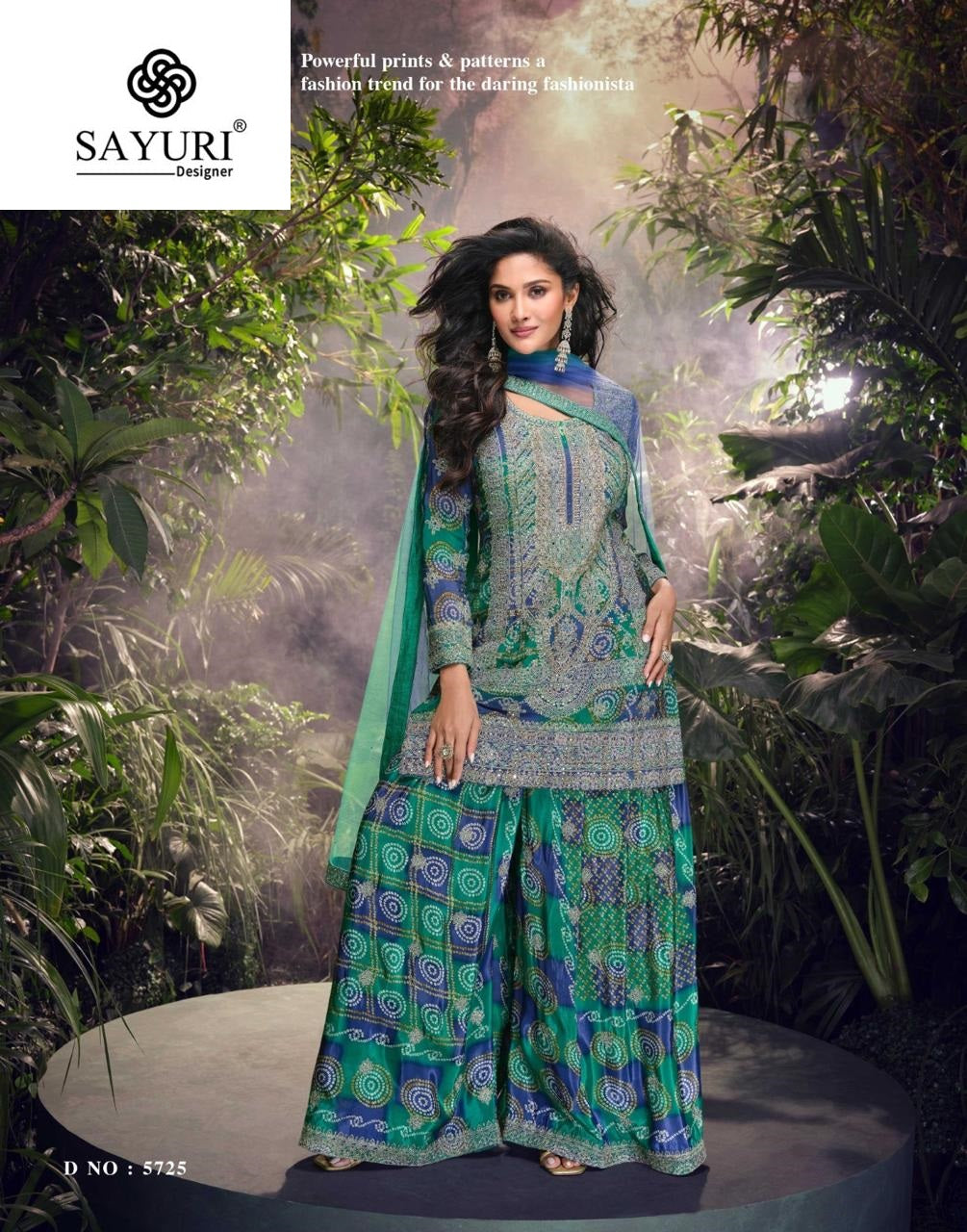Carnival Sayuri Chinon Silk Readymade Suits Supplier Ahmedabad