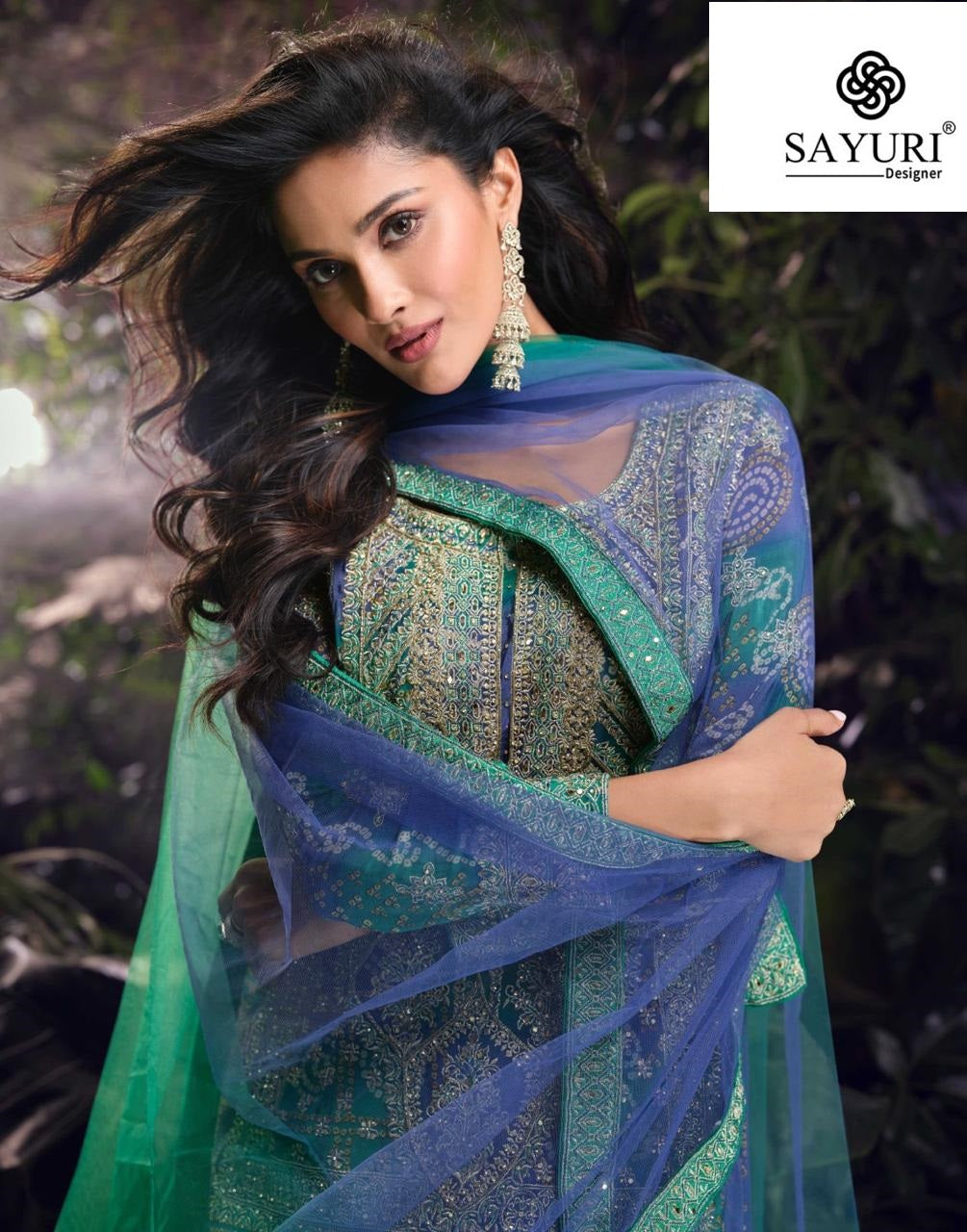 Carnival Sayuri Chinon Silk Readymade Suits Supplier Ahmedabad