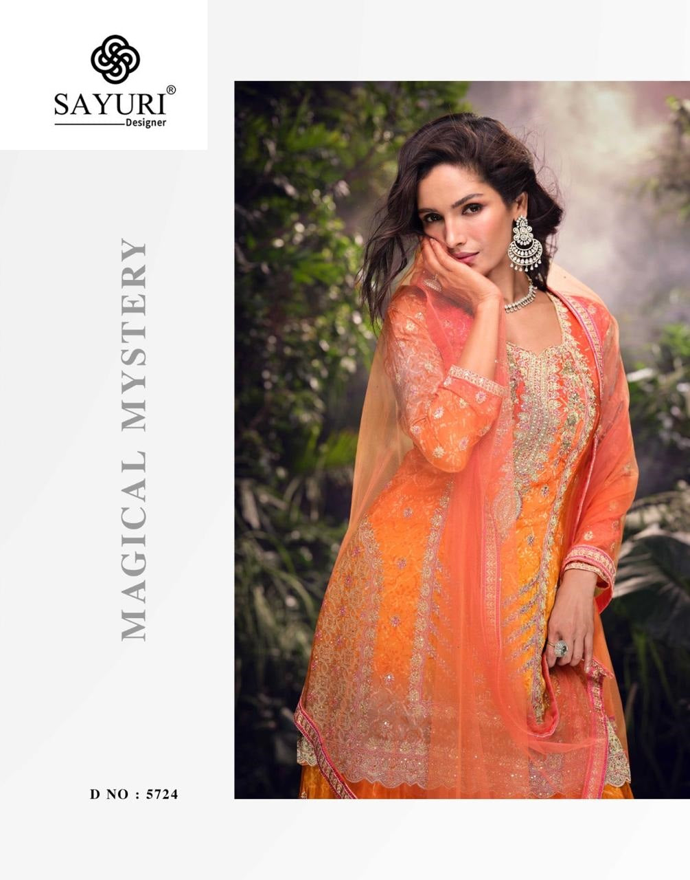 Carnival Sayuri Chinon Silk Readymade Suits Supplier Ahmedabad