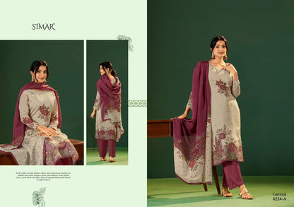 Carnival Simar Lawn Cotton Pakistani Salwar Suits Supplier Gujarat