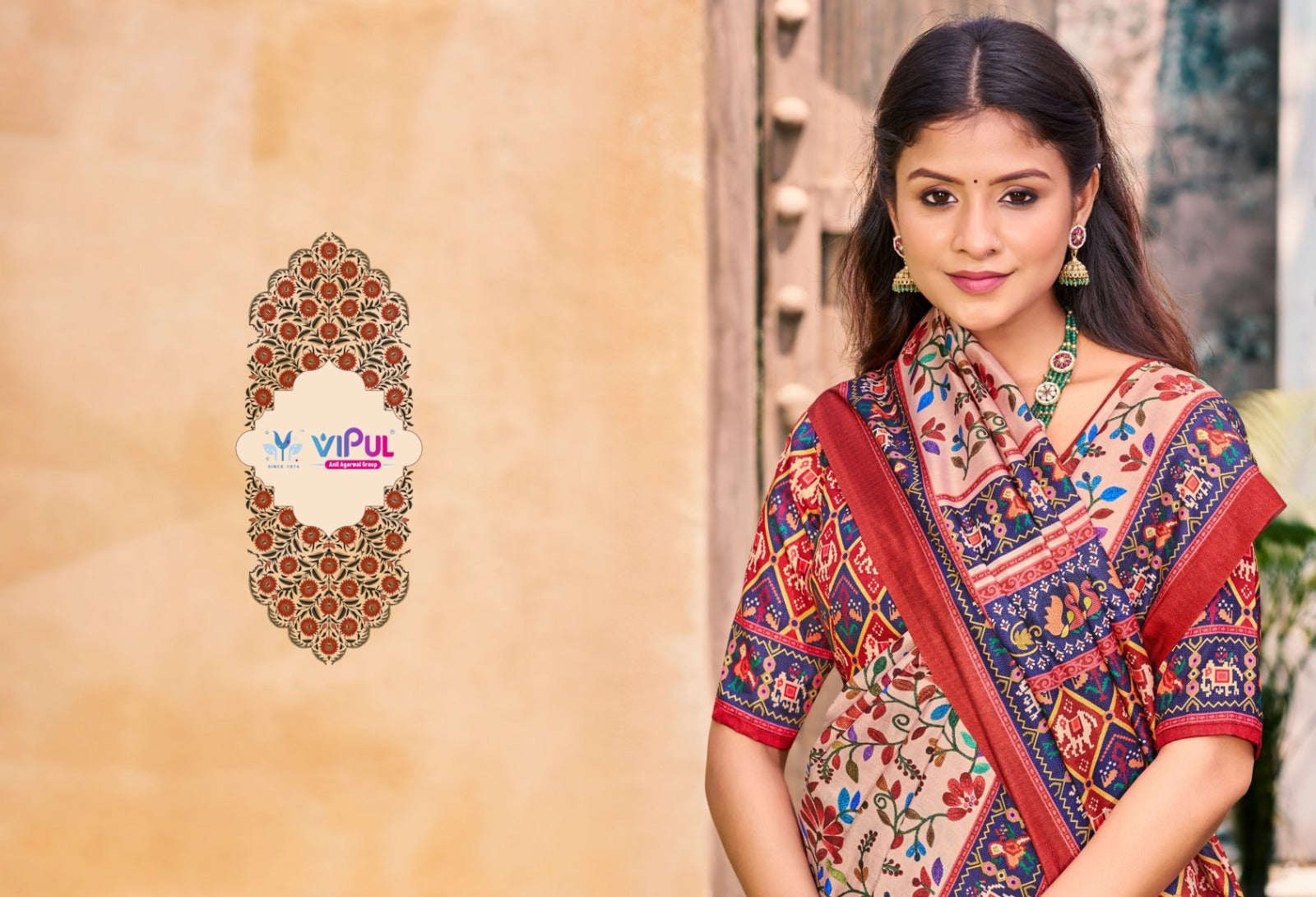 Amrapali Vol 3 Vipul Cotton Sarees Manufacturer Ahmedabad