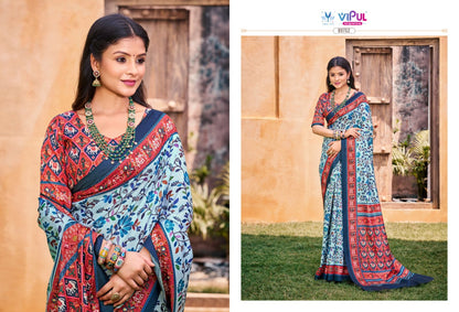 Amrapali Vol 3 Vipul Cotton Sarees Manufacturer Ahmedabad