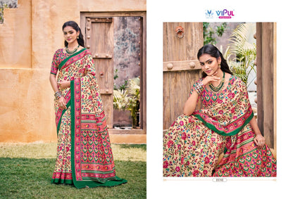 Amrapali Vol 3 Vipul Cotton Sarees Manufacturer Ahmedabad