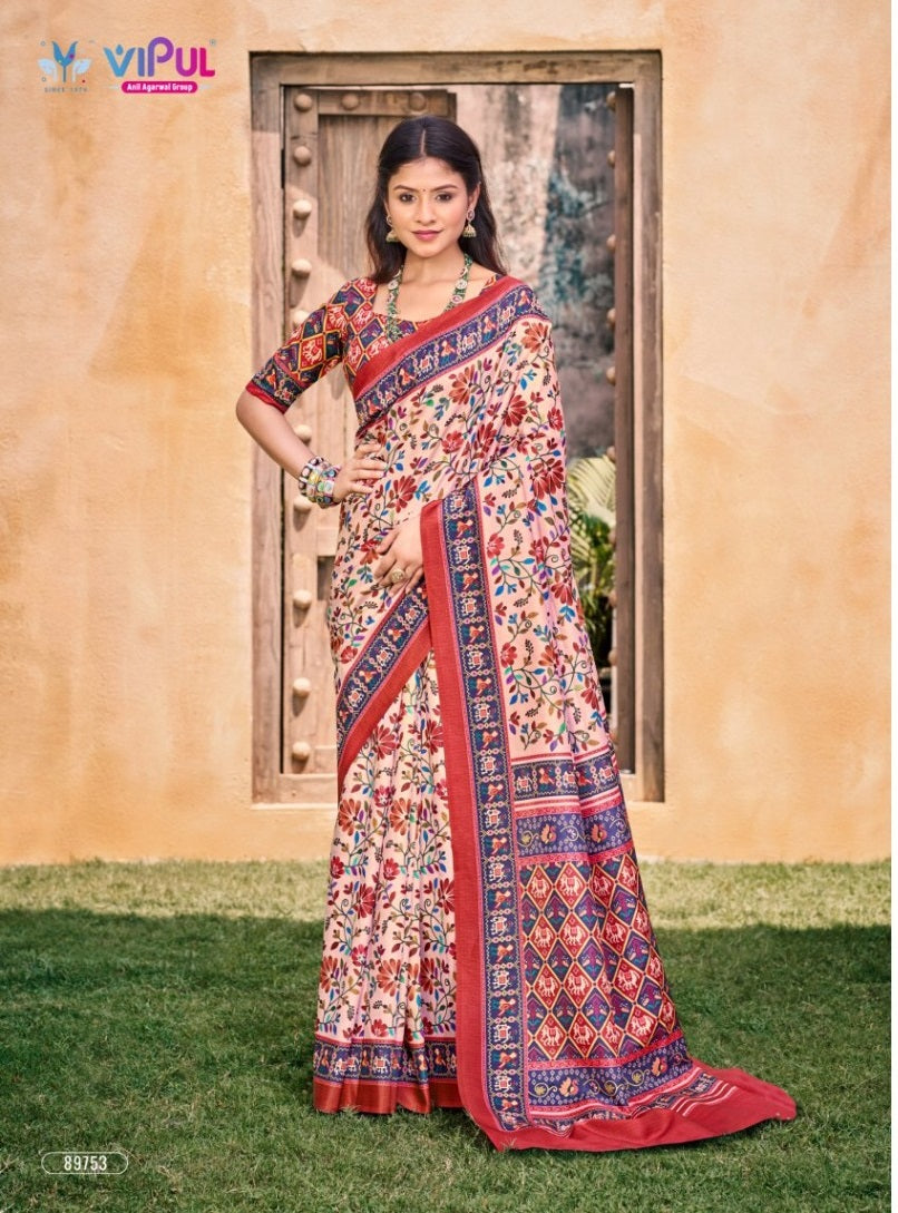 Amrapali Vol 3 Vipul Cotton Sarees Manufacturer Ahmedabad
