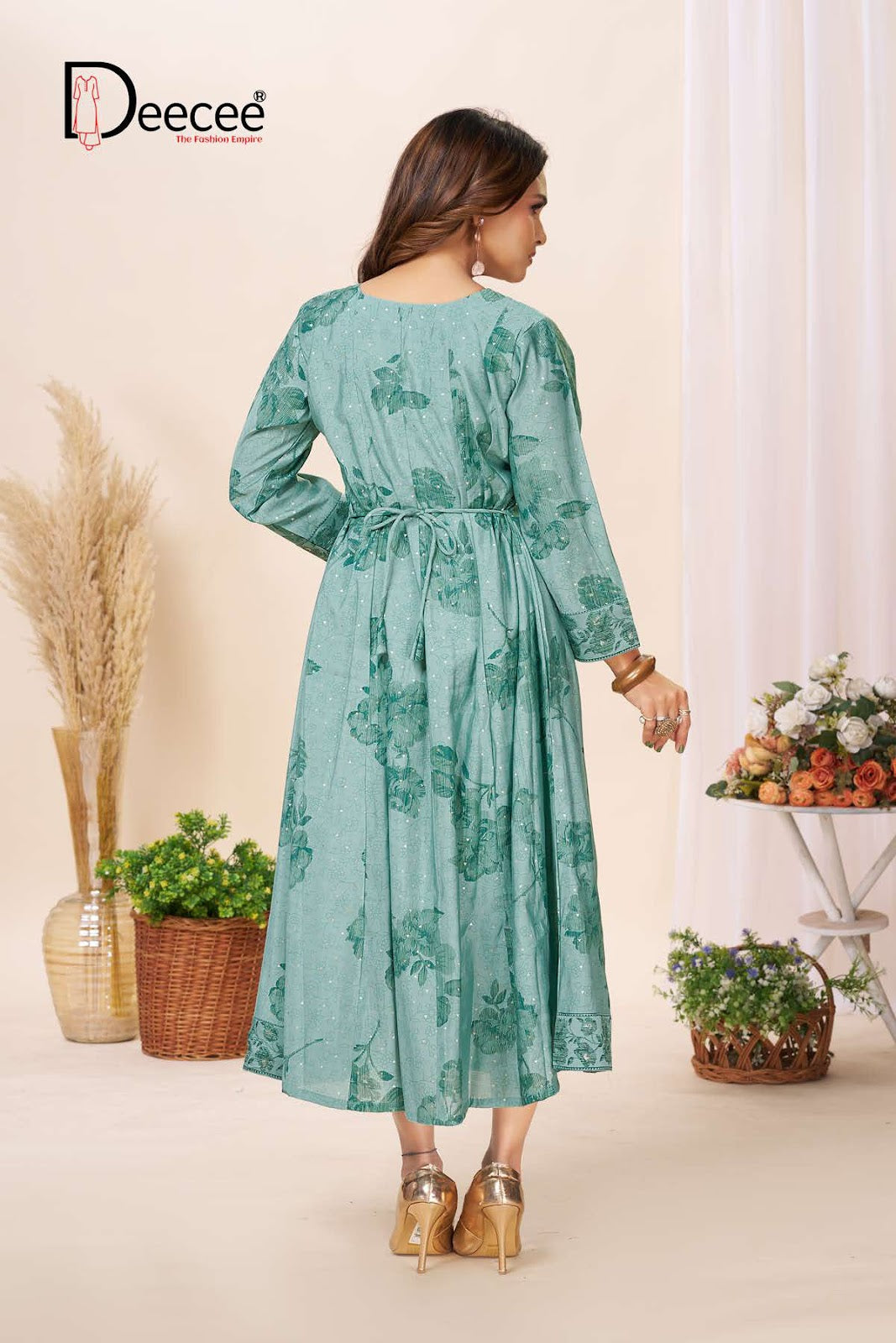 Carnivar Deecee Roman Silk Anarkali Kurtis Wholesale