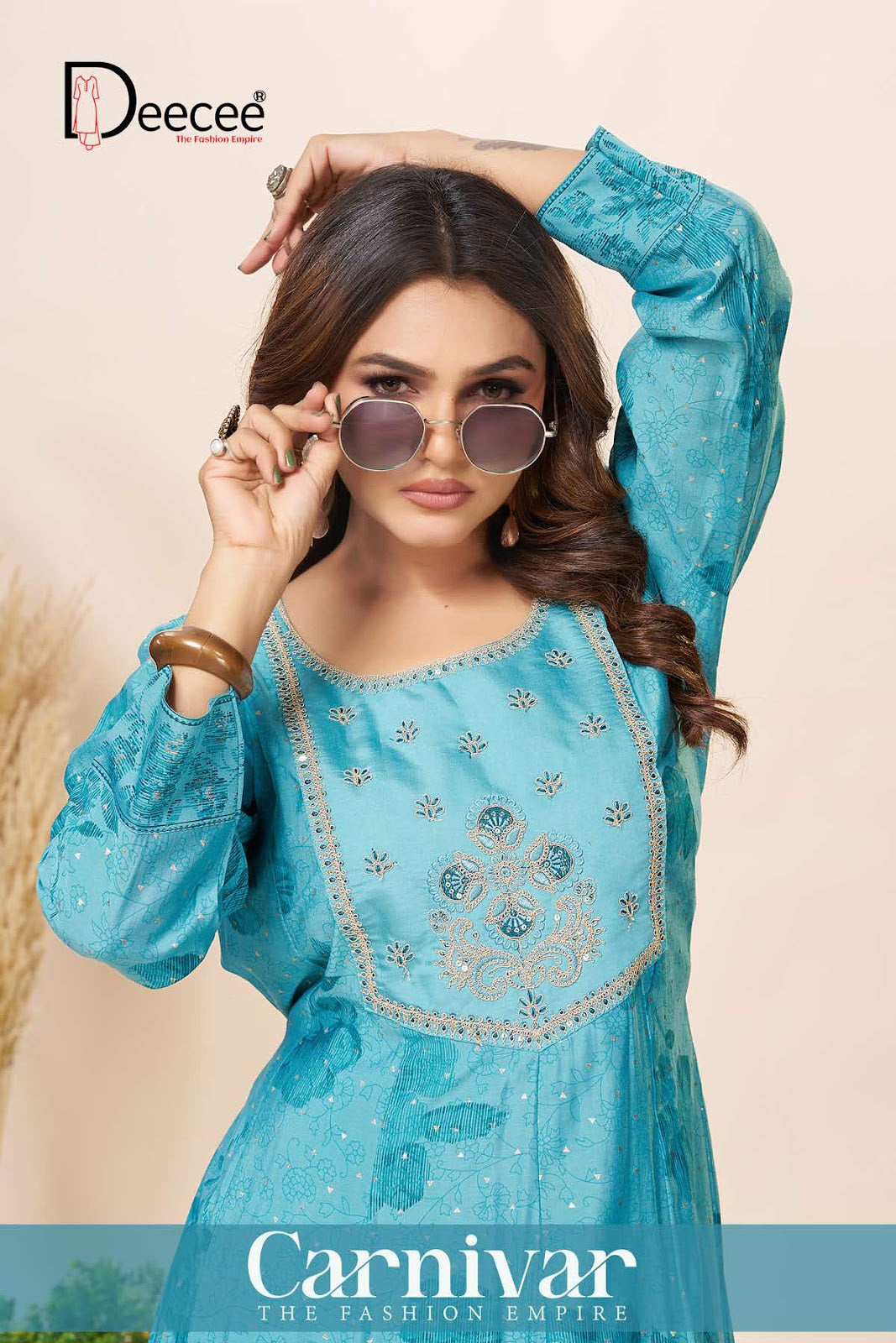 Carnivar Deecee Roman Silk Anarkali Kurtis Wholesale