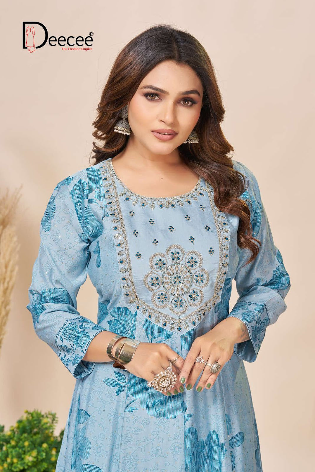 Carnivar Deecee Roman Silk Anarkali Kurtis Wholesale