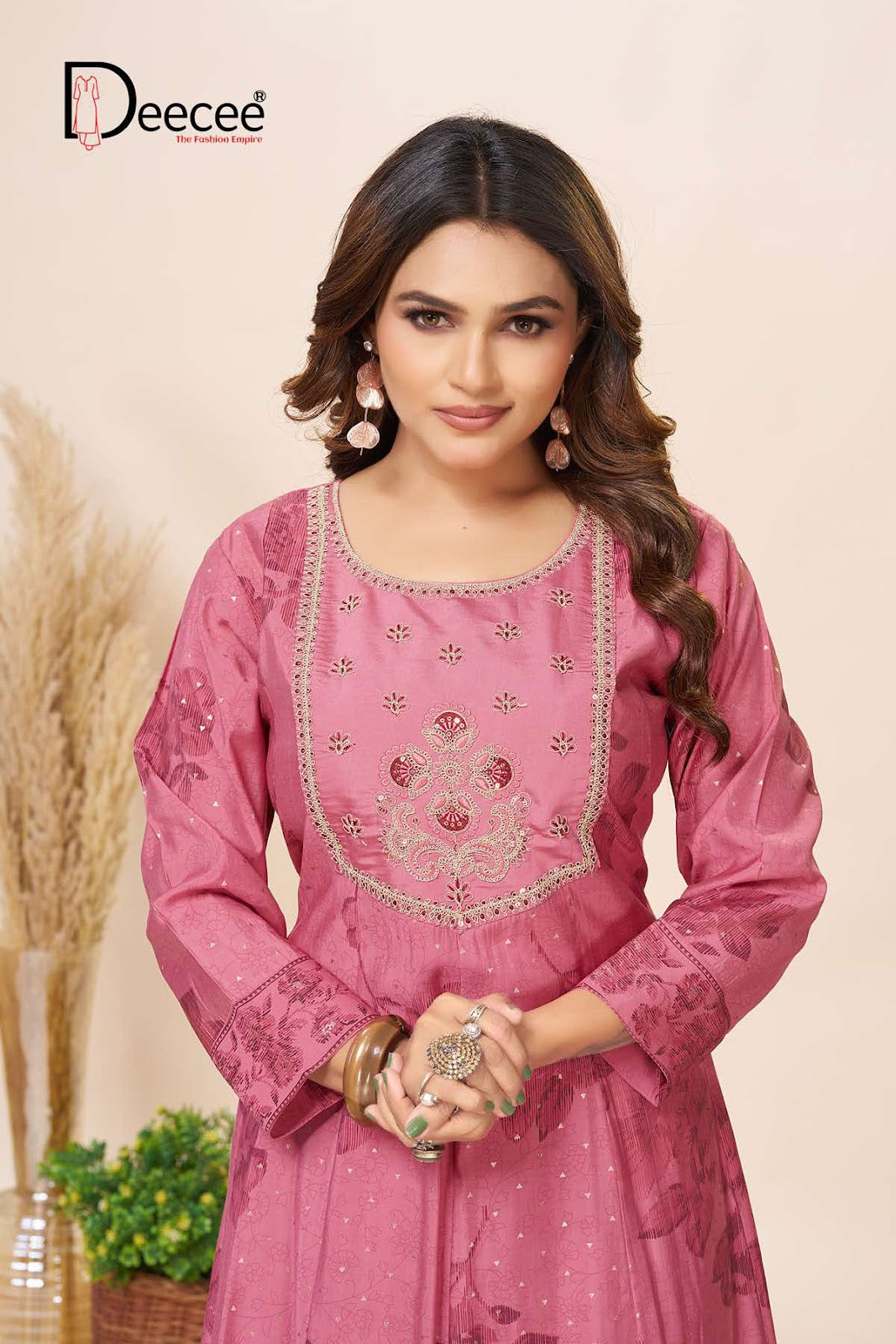Carnivar Deecee Roman Silk Anarkali Kurtis Wholesale