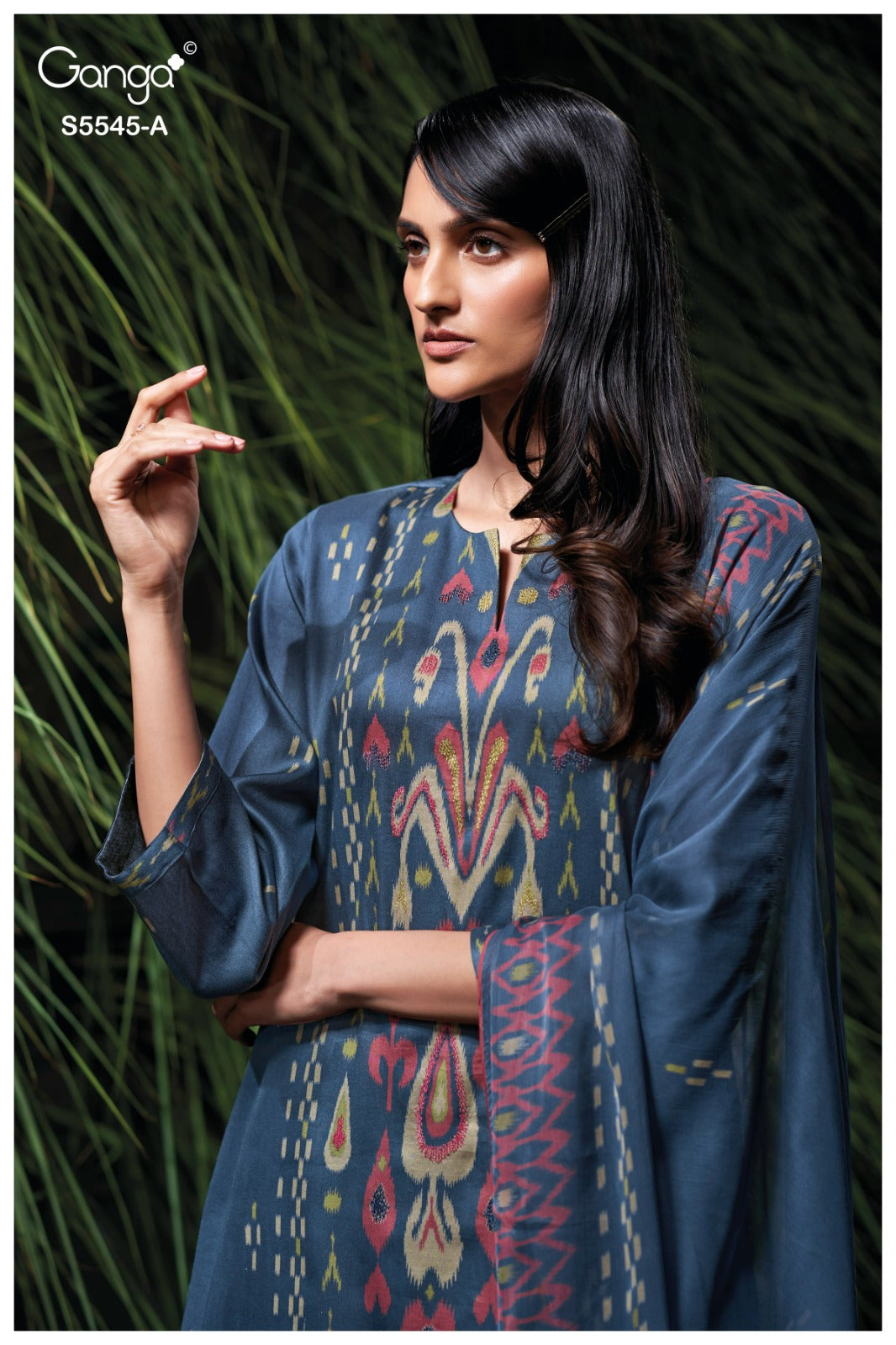 Carol S5545 Ganga Wool Pashmina Suits Supplier Gujarat