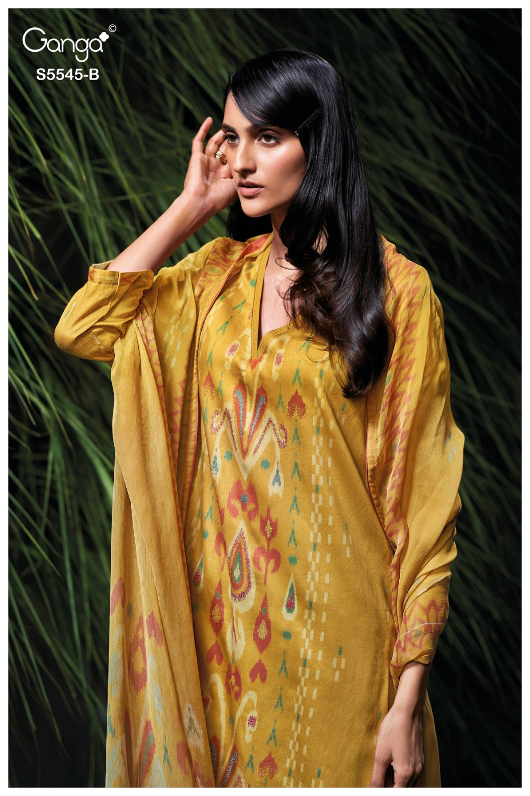 Carol S5545 Ganga Wool Pashmina Suits Supplier Gujarat