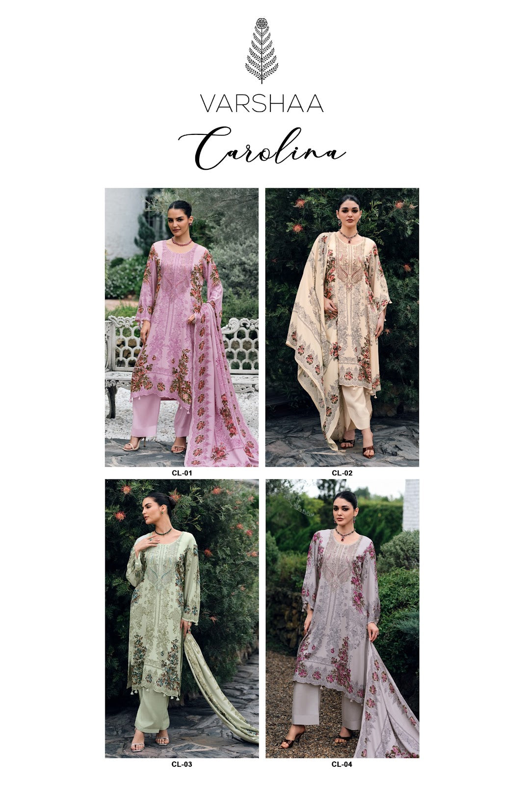 Carolina Varshaa Pashmina Suits Manufacturer Gujarat