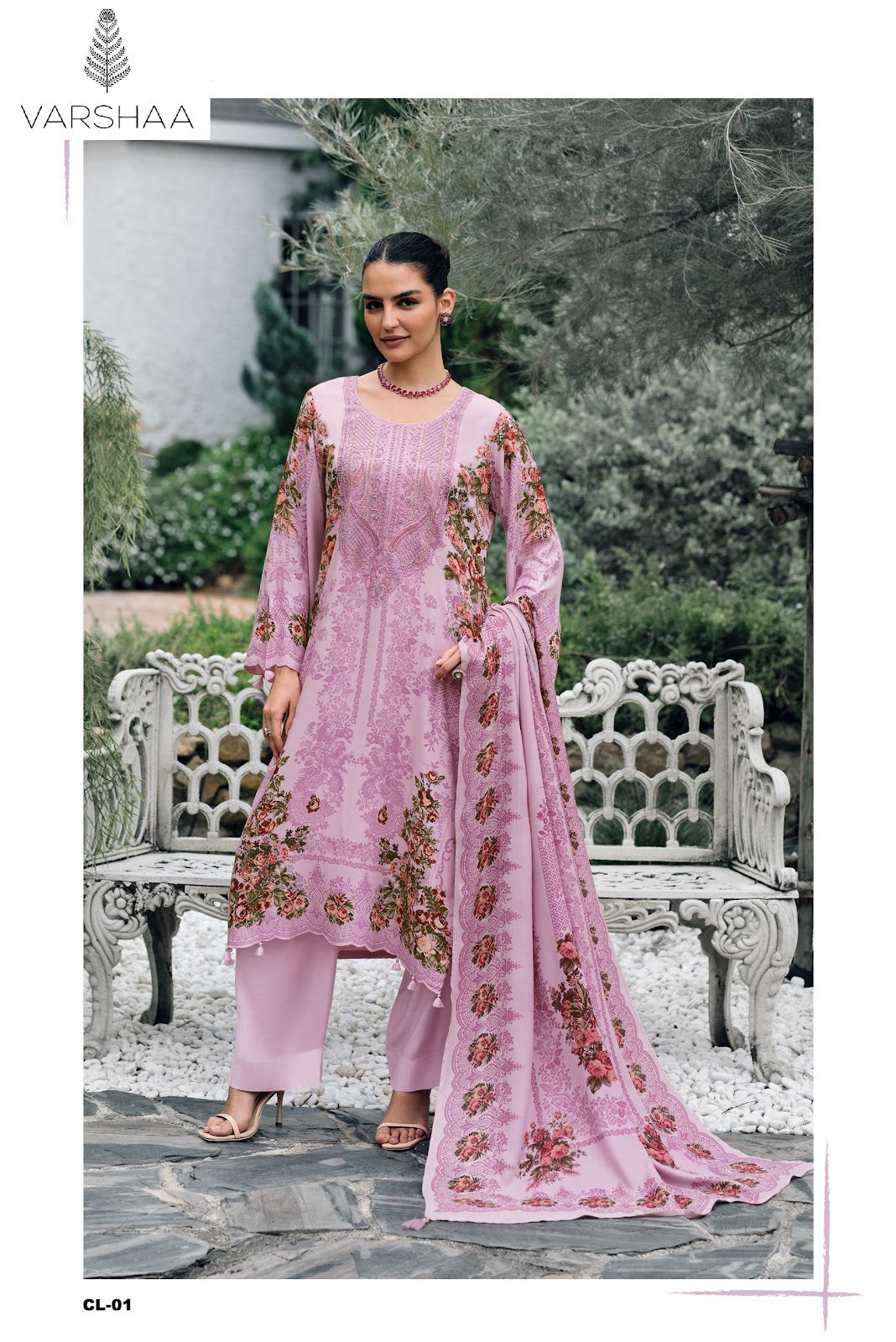 Carolina Varshaa Pashmina Suits Manufacturer Gujarat