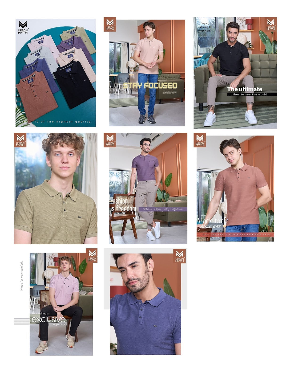 Carter Polo Urban Myth Jacquard Mens Tshirts Supplier Ahmedabad