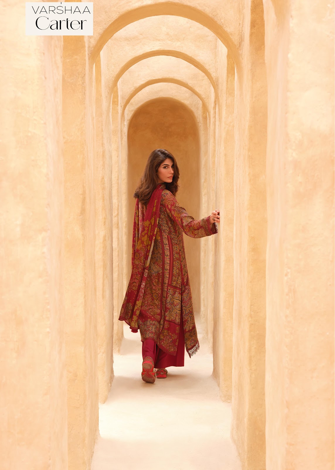 Carter Varshaa Viscose Muslin Karachi Salwar Suits Wholesaler India