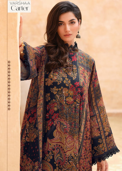 Carter Varshaa Viscose Muslin Karachi Salwar Suits Wholesaler India