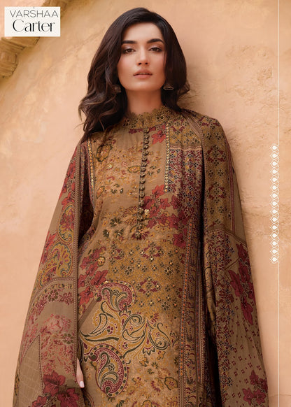 Carter Varshaa Viscose Muslin Karachi Salwar Suits Wholesaler India