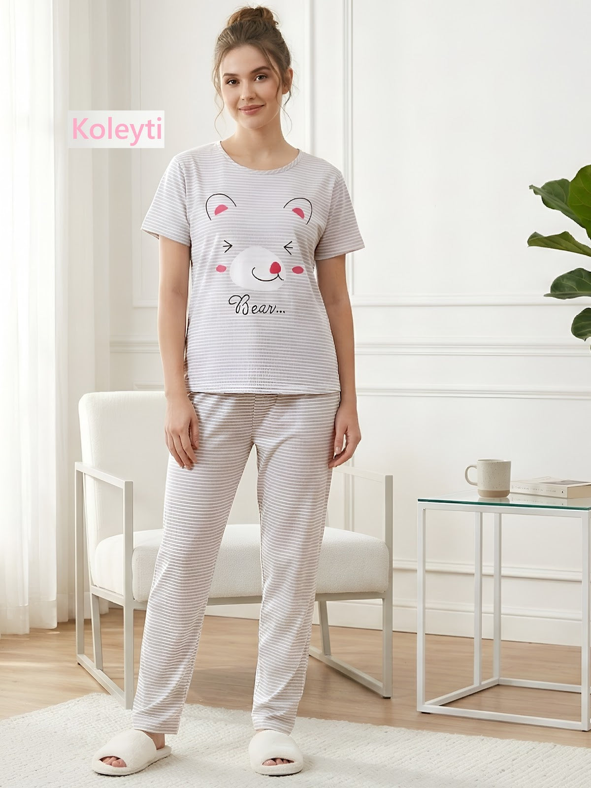 Cartoon Print Koleyti Cotton Pyjama Night Suits Supplier Ahmedabad