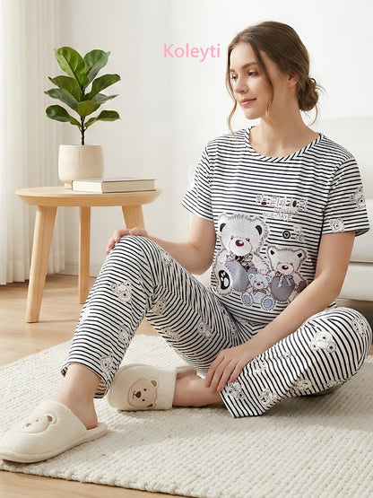 Cartoon Print Koleyti Cotton Pyjama Night Suits Supplier Ahmedabad