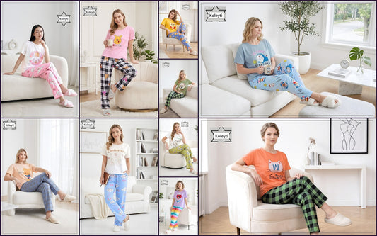 Cartoon Print 2305 Koleyti Pyjama Night Suits Wholesale