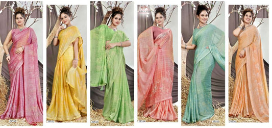 Carvaan Vol 11 Vallabhi Prints Brasso Sarees Manufacturer
