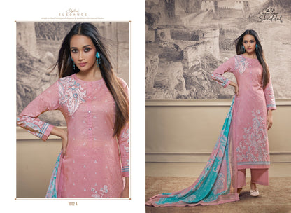 Casa 1002 Shiddat Cambric Pant Style Suits Wholesale Rate