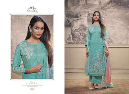 Casa 1002 Shiddat Cambric Pant Style Suits Wholesale Rate