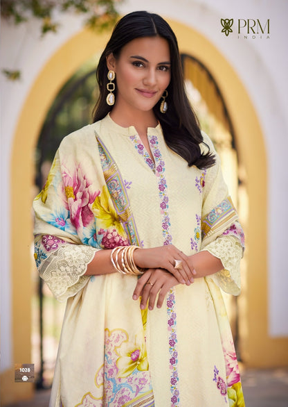 Casabella Prm India Pure Cotton Readymade Pant Style Suits Wholesale