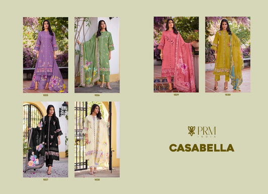 Casabella Prm India Pure Cotton Readymade Pant Style Suits Wholesale