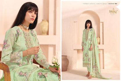 Casabella Rang Fashion Pure Organdy Pant Style Suits Wholesale Rate