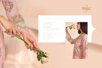 Casabella Rang Fashion Pure Organdy Pant Style Suits Wholesale Rate