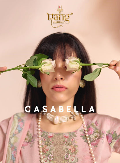Casabella Rang Fashion Pure Organdy Pant Style Suits Wholesale Rate