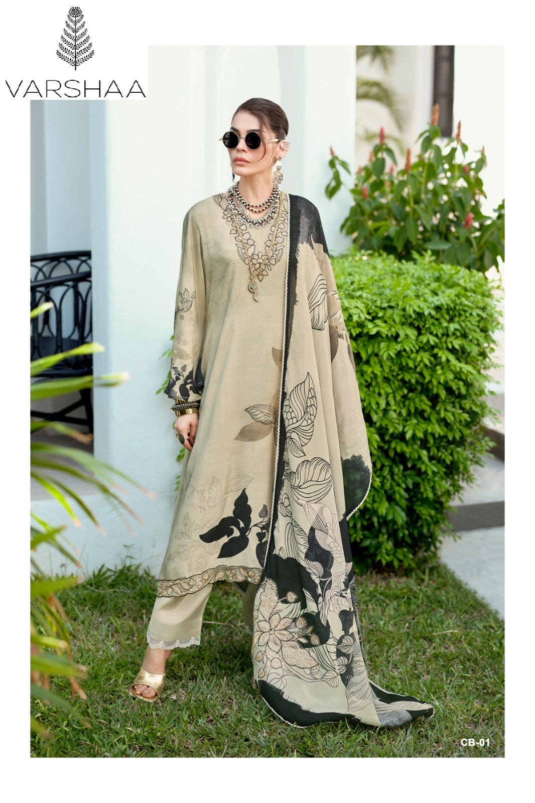 Casablanca Varshaa Viscose Muslin Pakistani Salwar Suits Wholesale