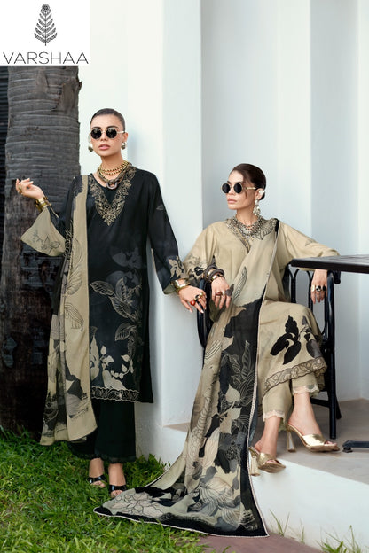 Casablanca Varshaa Viscose Muslin Pakistani Salwar Suits Wholesale