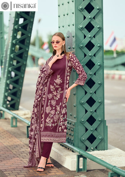 Cashmere 2 Nisanka Viscose Karachi Salwar Suits Wholesale Price