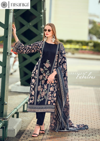 Cashmere 2 Nisanka Viscose Karachi Salwar Suits Wholesale Price