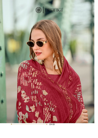 Cashmere 2 Nisanka Viscose Karachi Salwar Suits Wholesale Price