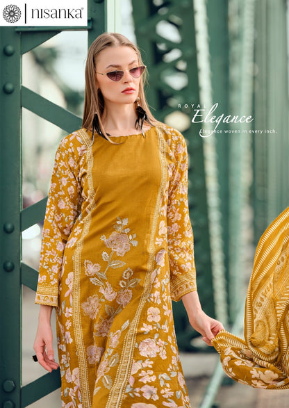 Cashmere 2 Nisanka Viscose Karachi Salwar Suits Wholesale Price