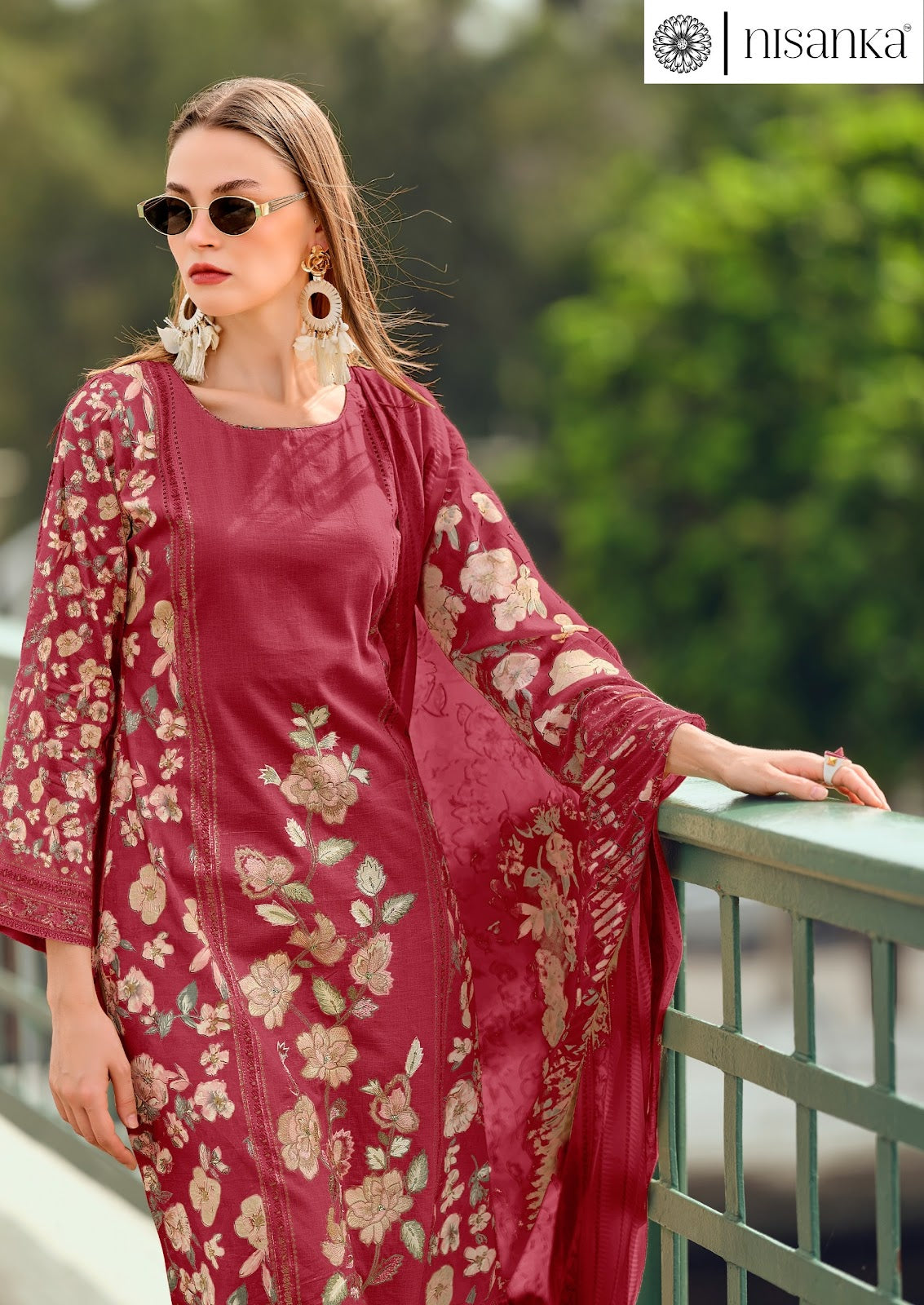 Cashmere 2 Nisanka Viscose Karachi Salwar Suits Wholesale Price