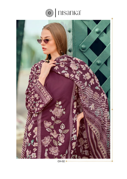 Cashmere 2 Nisanka Viscose Karachi Salwar Suits Wholesale Price