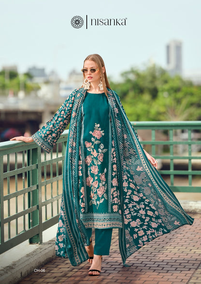 Cashmere 2 Nisanka Viscose Karachi Salwar Suits Wholesale Price