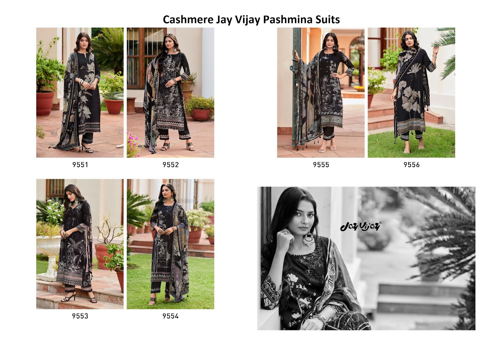 Cashmere Jay Vijay Premium Pashmina Suits Supplier India