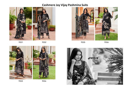Cashmere Jay Vijay Premium Pashmina Suits Supplier India