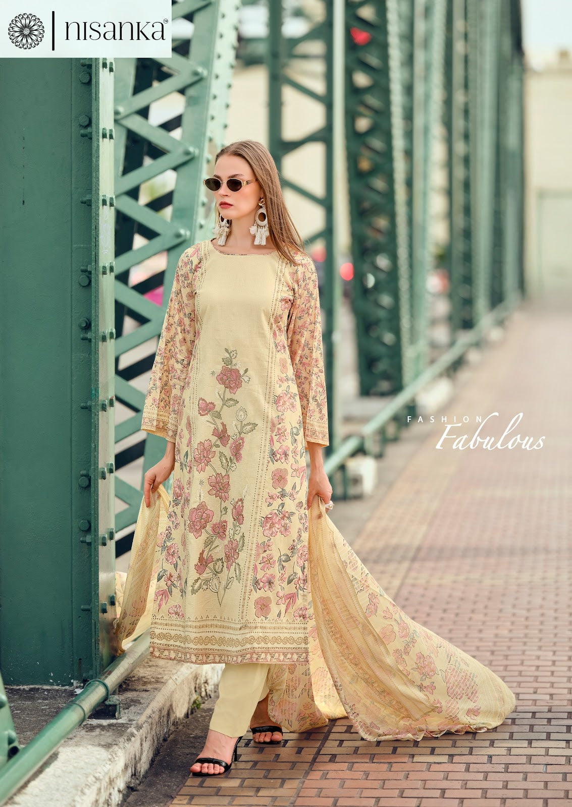 Cashmere Nx Nisanka Lawn Cotton Karachi Salwar Suits Supplier India
