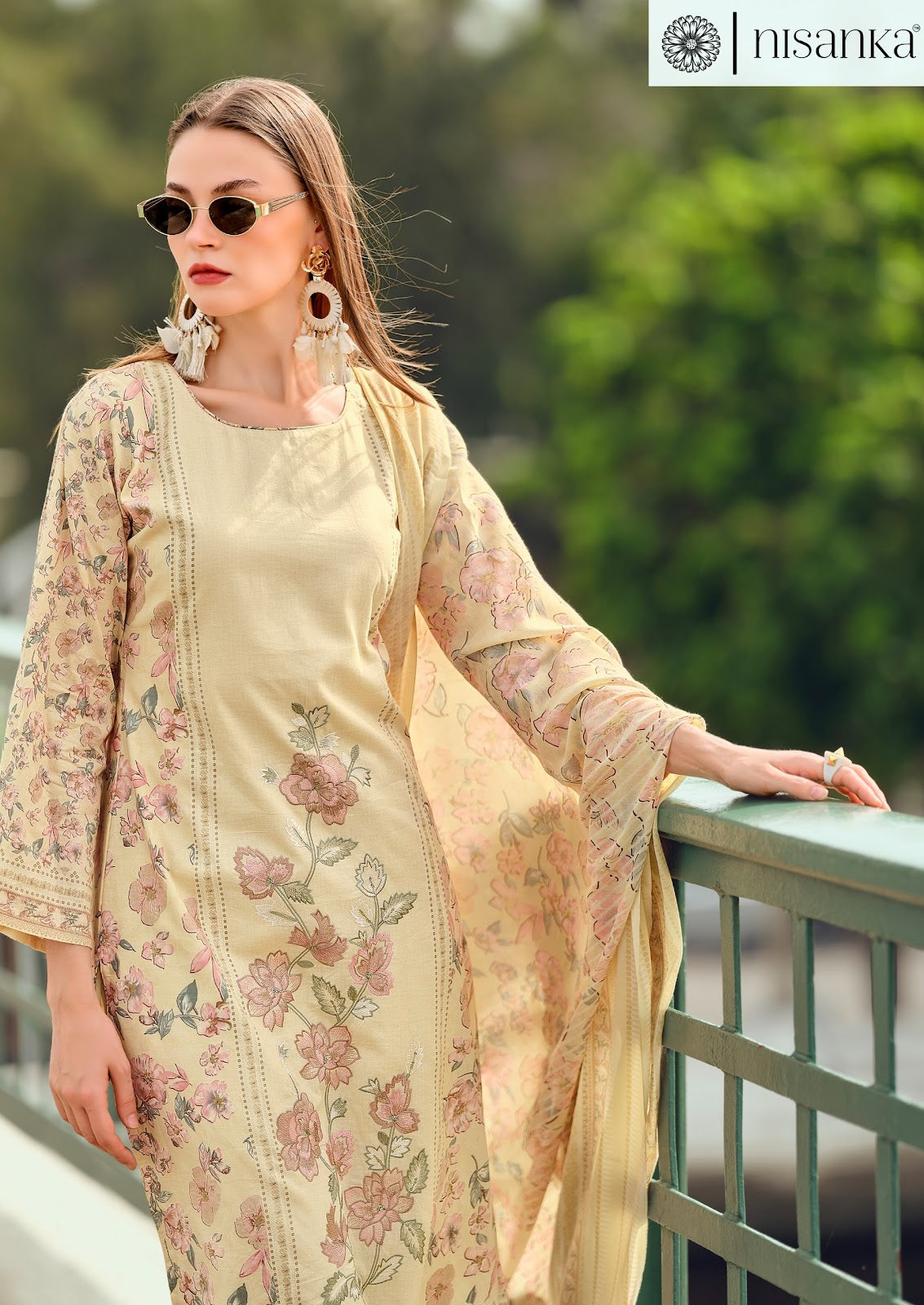 Cashmere Nx Nisanka Lawn Cotton Karachi Salwar Suits Supplier India