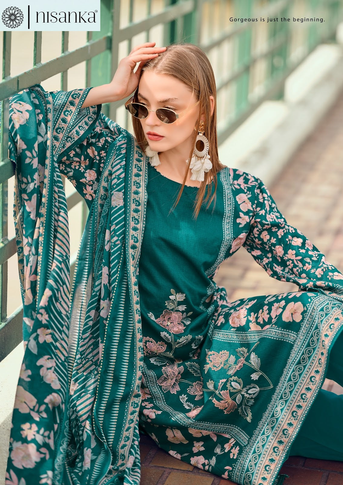 Cashmere Nx Nisanka Lawn Cotton Karachi Salwar Suits Supplier India